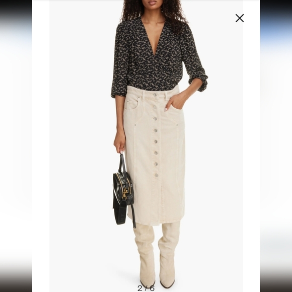 Eddy Long Sleeve Top Isabel Marant Étoile - Picture 2 of 9